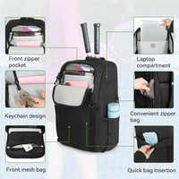 Sac à dos pour ordinateur portable pour hommes d'affaires, personnalisé avec logo, en tissu Oxford imperméable, avec port USB, souple, portable, pour voyage, sport et tennis