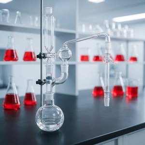 Évaporateur rotatif de laboratoire MAYALAB, appareil de distillation en verre, condenseur, vide 0,098 Mpa, précision 0,1°C pour les expériences de chimie - Product Image 1