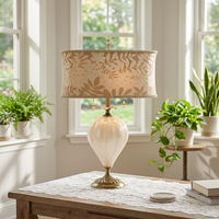 Lampe de table de chevet moderne en céramique élégante, blanc chaud, LED, robuste, design contemporain, vente directe d'usine, prix compétitif, Inde