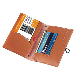 Mejor Venta caliente de viaje en familia PU Cartera de cuero genuino de boleto sostenedor del pasaporte - Product Image 3