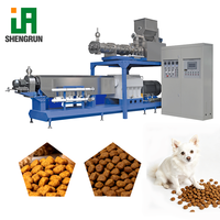 Machine de traitement des aliments pour chiens, ligne de production d'aliments secs pour chats, équipement d'extrusion de granulés pour chiens