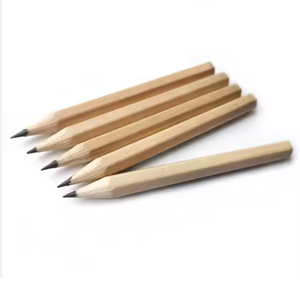 Mini crayon personnalisable de 3,5 pouces avec logo, <span class=keywords><strong>6</strong></span> crayons de base de couleur standard avec mine sur le stylo et dans la boîte - Product Image 5