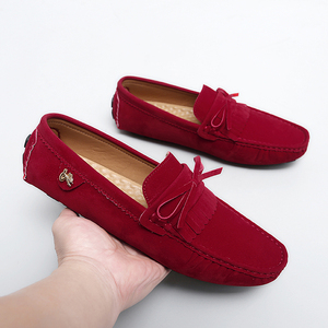 Nouvelle Arrivée 0020 2026 – Chaussures Décontractées <span class=keywords><strong>Homme</strong></span> Grande Taille, Mocassins à Nœud Papillon, Chaussures <span class=keywords><strong>Bateau</strong></span> Ouvertes - Product Image 4