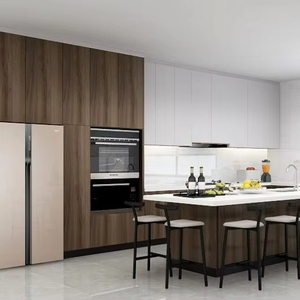 BALOM - Muebles de Cocina Modulares Rústicos Altos Personalizados, Estante para Repostería, Gabinetes Inferiores, Gabinetes de Cocina de Madera Maciza, Muebles para el Hogar Personalizados - Product Image 1