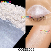 Poudre de Mica Synthétique Nacrée au Titane de Qualité Cosmétique Série Blanche pour Fard à Paupières, Maquillage Visage et Lèvres