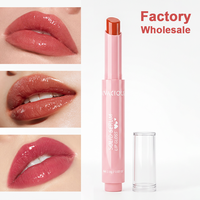 Gloss à lèvres repulpant brillant hydratant végétalien à paillettes solides, résistant à la transpiration, à pression, en gros, fournisseur Alibaba Chine