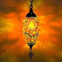 Luminaire LED en mosaïque turque exotique, fait main en fer et verre, couleur personnalisée pour bar, couloir, entrée, restaurant, club de luxe, décoration