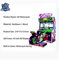 Machine de jeu d'arcade Moto GP, simulateur de moto à monnayeur, jeu vidéo d'arcade pour centre de divertissement