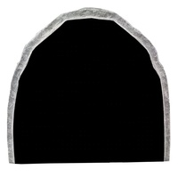 Granite noir absolu de Chine, pierre tombale moderne pour cimetière, dalles de pierre tombale, conception de tombe