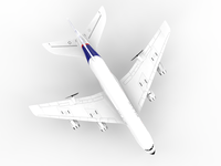 Avion planeur RC EPP 3CH, grande taille, Airbus