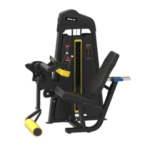 Équipement de fitness professionnel multifonctionnel pour salle de sport, machine à curls et presss de jambes assis à charge par poulie - Product Image 1