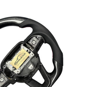 Volant de voiture en cuir de luxe et fibre de carbone GM.Modi-Hub Factory Sale pour <span class=keywords><strong>Dodge</strong></span> Charger 2016-2023 Challenger 2014-2020 <span class=keywords><strong>Durango</strong></span> - Product Image 4