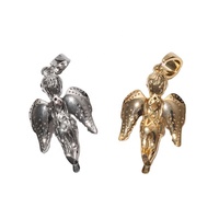 Ailes d'ange en zircon brillant de haute qualité, bijoux de mode hip hop élégants 2021