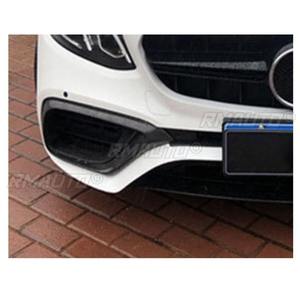 Accesorios de decoración de fibra de carbono real para la entrada de aire del coche W213, para la cubierta del divisor de parachoques del Mercedes-Benz Clase E W213 E63 AMG - Product Image 3