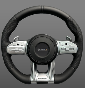 พวงมาลัยหนังสำหรับรถ Mercedes-Benz AMG W223 C217 W213 W205 W206 W212 W213 S400 SL63 S450 - Product Image 6