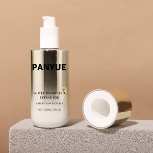 Set di Lusso di Flaconi Cosmetici in Vetro Sfumato <span class=keywords><strong>Argento</strong></span> Rotondi da 100ml e 150ml con Pompa a Pressione e <span class=keywords><strong>Vasetti</strong></span> da 30g e 50g, Stampa di Precisione - Product Image 5