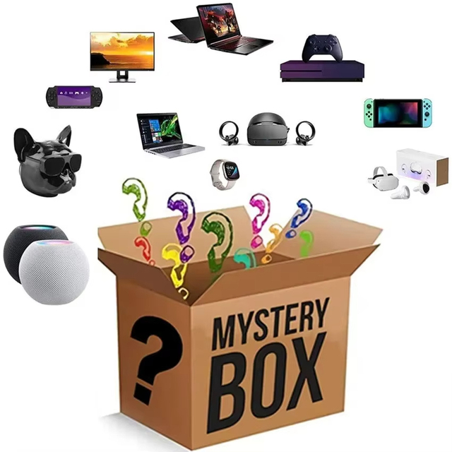 2025 Bestseller Mystery Electronics Box OLED Display Handy Game Console With Alarm Clock Function Year Surprise Watch