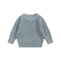 Enfant en bas âge bébé fille garçon pull automne hiver chaud à manches longues hauts en tricot bébé pull pull