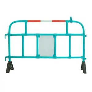 Plastik kalabalık kuyruk kontrol güvenlik bariyeri PVC kalabalık kontrol bariyeri ızgara eskrim barikat plastik radyasyon uyarı bariyeri