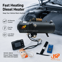 Chauffe-eau diesel OkyRie 35KW 12V 24V avec télécommande 4G GSM et application, préchauffeur moteur pour camion, bus, camping-car - Vente en gros