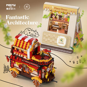 MoYu New <span class=keywords><strong>Pirate</strong></span>'s Tavern Mini Block Toys Jouets éducatifs en plastique ABS DIY Cadeau pour les enfants - Product Image 2