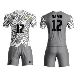 高品質 ユニセックス サッカーユニフォーム 新登場 サッカートレーニングキット OEMサービス対応 子供用 サッカージャージーセット 速乾性 チームウェア - Product Image 4