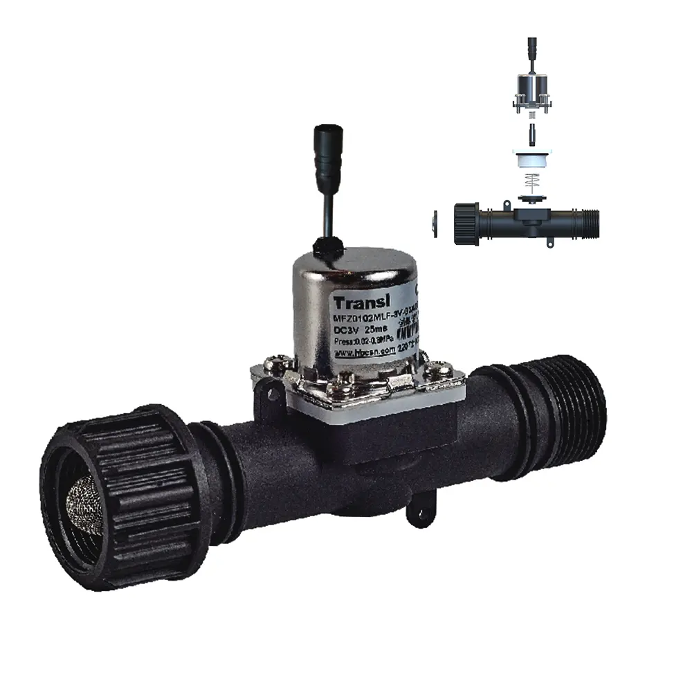 Transl g34 inç mandallama tipi kombine su kızarma solenoid vana 12V için su filtreleme sistemi