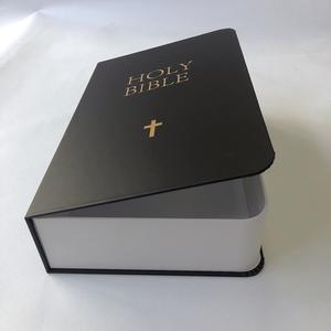 Elegant <strong>Custom</strong> CMYK Printing Logo Matte Empty Rigid <strong>Cardboard</strong> Book <strong>Shaped</strong> Magnetic Closure Fake Book Storage Packaging Gift Box - Product Image 4