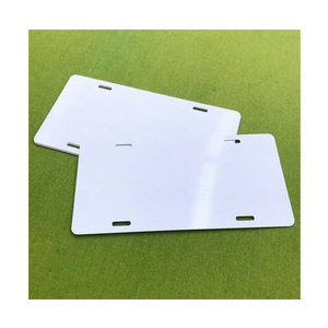 RTS铝紫外线可印刷迷你摩托车牌照升华金属坯料4 "X7" 3 "X6" - Product Image 2