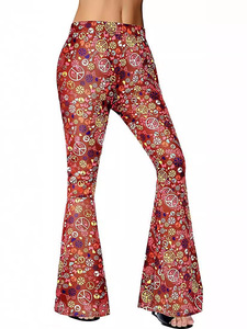 <span class=keywords><strong>Costume</strong></span> da Discoteca Anni '70-'80 per Festa di Halloween, Set per <span class=keywords><strong>Donna</strong></span> con Orecchini a Simbolo della Pace, Collana, Fascia per Capelli, Abito Ispirato a TV e Film - Product Image 3