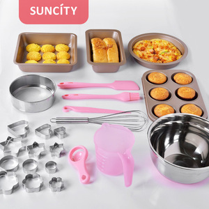 18 Piece Baking Set Non Stick Cake <b>Mold</b> Spatula Oil Brush Demolding Knife Egg Beater Flour Sifter Baking Kit Reusable - Product Image 4