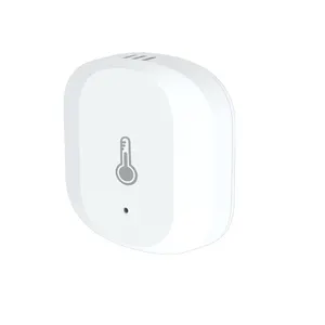 Alarm Sensor Kelembaban Temperatur Zigbee Nirkabel, Penggunaan Dalam Ruangan Beradaptasi dengan Baterai Tuya Gateway Bertenaga Hidup Cerdas