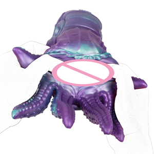 Masturbatore Maschile a Forma di Polpo con Vagina e <span class=keywords><strong>Ano</strong></span> Realistici, Massaggiatore Prostatico per Allenamento del Pene - Product Image 2