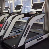 Cinta de correr inteligente de alta resistencia al por mayor con pantalla táctil HD interactiva y motor de grado comercial para distribución global de fitness
