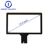 Módulo de Pantalla LCD Táctil Capacitiva de 15.6 Pulgadas, Soporte Táctil de 10 Puntos, Interfaz USB