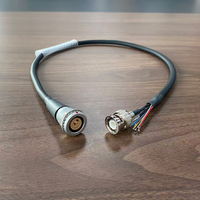 Conector Circular Metálico Autoblocante 1+6 Push-Pull, Conector Médico, Conector de Aviación, Cable Coaxial Híbrido RF
