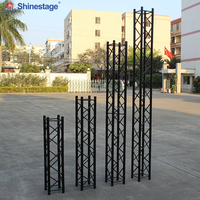 Estructura de Exhibición Portátil de Doble Capa de Aluminio y Acero F34, Soporte de Publicidad con Tubo Principal de Esquina de 90 Grados de 50*3 mm