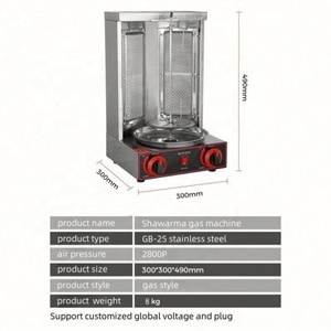 Machine à shawarma commerciale pour poulet, prix usine, machine à barbecue, <span class=keywords><strong>robot</strong></span> à shawarma, machine à doner <span class=keywords><strong>kebab</strong></span> - Product Image 2