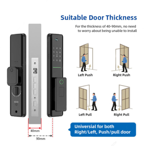 For EY-312 Mini Pro Smart <b>Lock</b> NFC Controlled Door <b>Lock</b> Camera for Network Face Recognition Fingerprint Unlock Aluminium - Product Image 6
