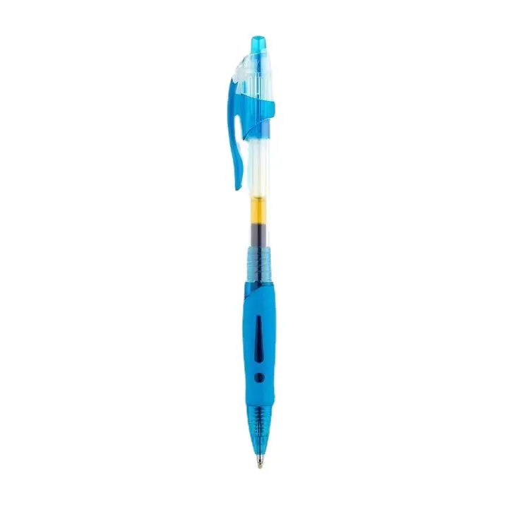 Nhựa viết bút bi mà viết trơn tru sản xuất tùy chỉnh chất lượng cao có thể thu vào gel mực bút