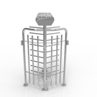 Pleine porte de taille de résistance à la corrosion de système de portes automatiques de tourniquet de petit volume de nouvelle conception