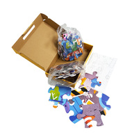 Haute qualité éducatif Montissori Puzzle enfant dessin animé 46 pièces papier géant sol Puzzle pour enfants