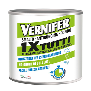 1XTUTTI Imprimación de esmalte antioxidante 500 ml Verde bosque brillante Vernifer Productos químicos domésticos multiusos - Product Image 1