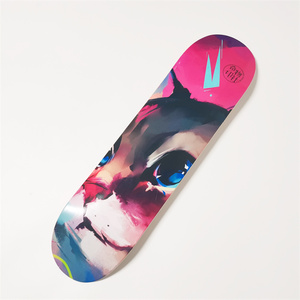 Nhà máy sản xuất ván trượt in logo tùy chỉnh, ván trượt gỗ Maple Canada 7 lớp, ván trượt trơn - Product Image 6