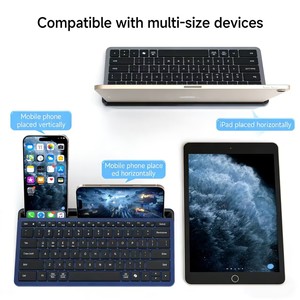 New Portable Rechargeable Mini Scissor Switch 3-Key Wireless for <b>Keyboard</b> for Office Use - Product Image 4