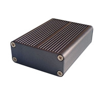 Alüminyum eloksal Mini PC bağlantı kutusu elektronik enstrüman muhafaza fabrika amplifikatör durumda devre ekstrüzyon kontrolü