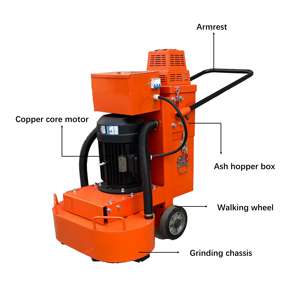 Pulidora de Pisos de Empuje Manual de 5.5kW con Motor para Concreto, Herramienta de Pulido de Alta Eficiencia de 630mm - Product Image 2