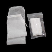 Tissu filtrant en polyester avec cordon de serrage ou fermeture éclair