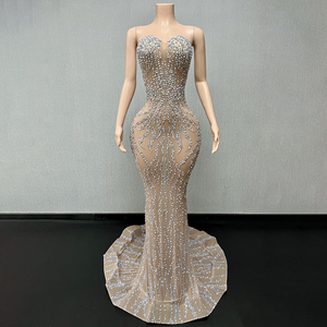 Novance Y5021新製品のアイデア2025新着セクシーノースリーブエレガントなプロムドレスパーティー女性のための豪華なイブニングドレス - Product Image 2