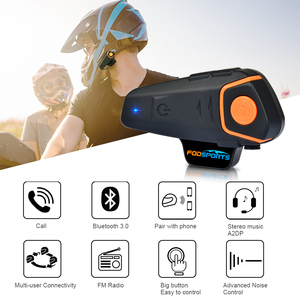 Fodsports BT-<span class=keywords><strong>S2</strong></span> xe máy <span class=keywords><strong>Bluetooth</strong></span> Intercom Tai nghe cho mũ bảo hiểm - Product Image 3